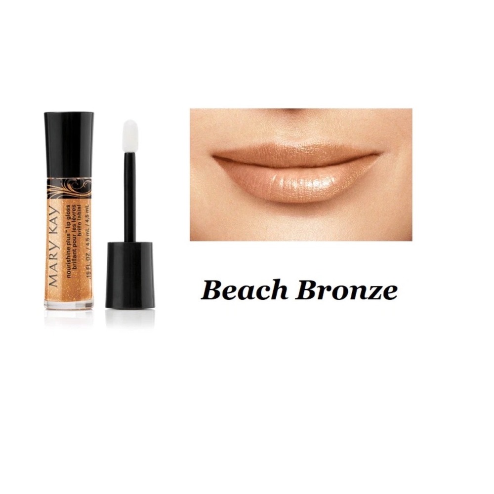 Mary Kay "BEACH BRONZE" ~Nourishine plus Lip Gloss~ Discontinued NEW IN BOX